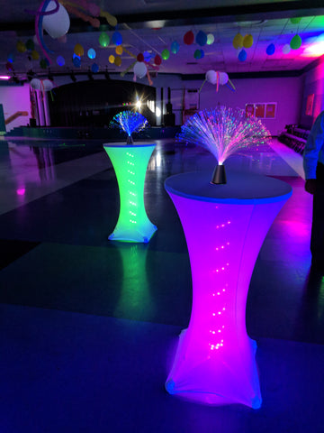 LED Light Up Cocktail Tables for Rent Bradenton Lakewood Ranch