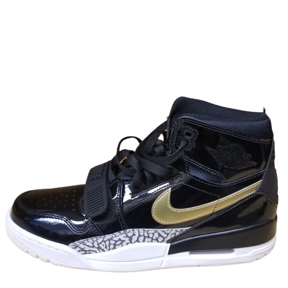 air jordan legacy 312 black gold