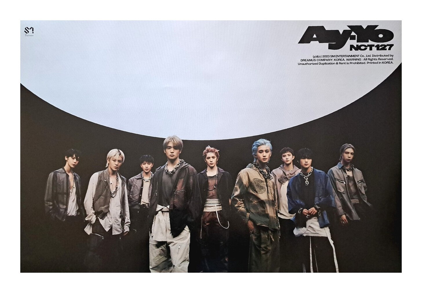 Nct 127 4th Album Repackage Ay Yo Official Poster Photo Concept Digi Choice Music La 4936