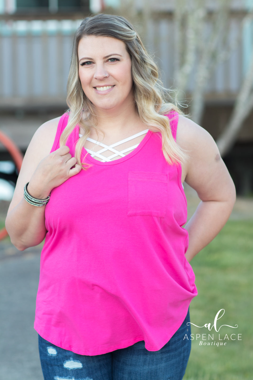 Harlan Tank (Hot Pink)