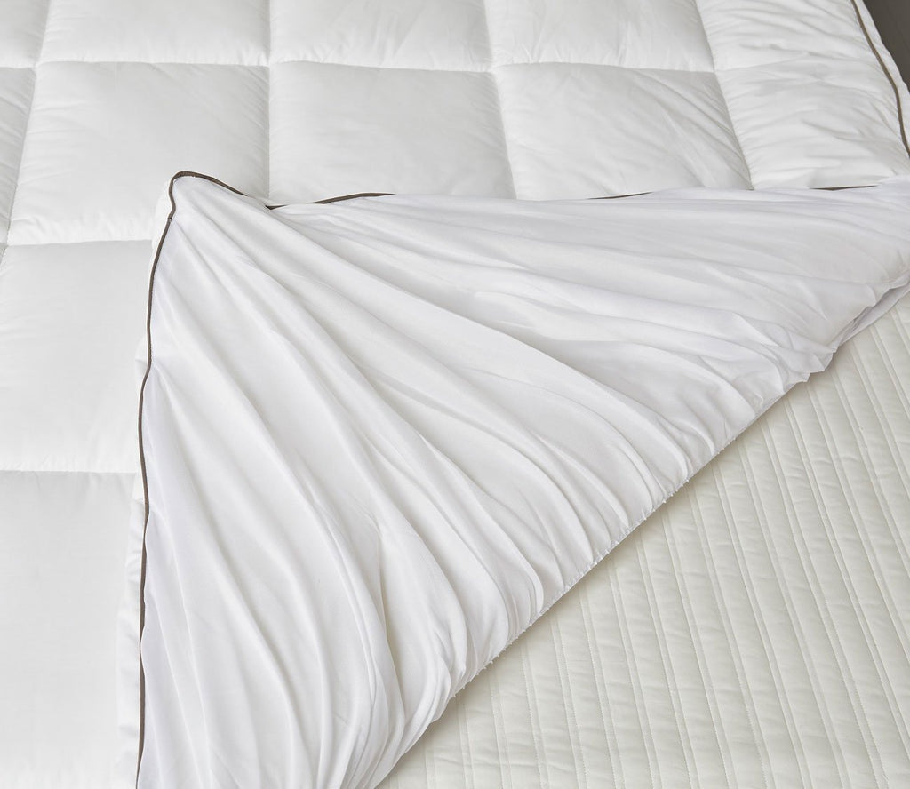 serta perfect sleeper feather and down fiber top featherbed