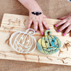 Beadie Bug Play Glow in the Dark Playdough Bio Cutter Jack o Lantern