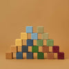 Wooden Cubes Set - Earth