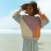 Fin Vince Chunky Sweater Pastel Sorbet