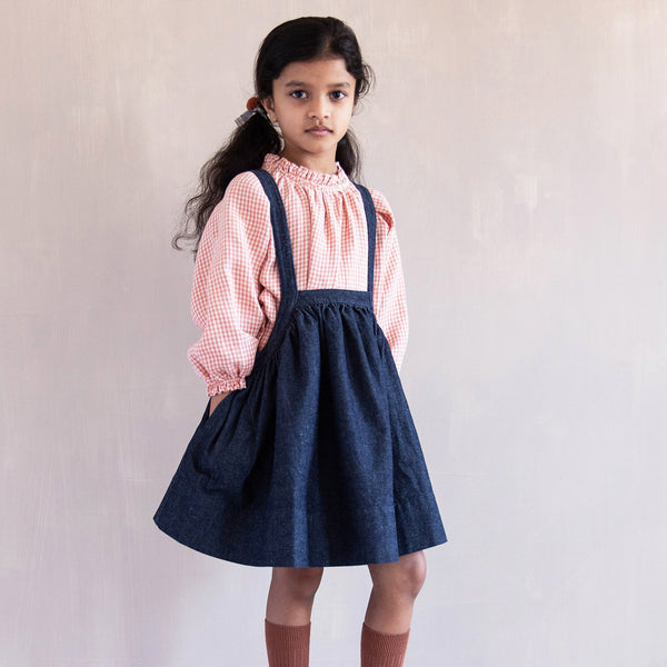 soor ploom eloise pinafore ストライプ 吊りスカート