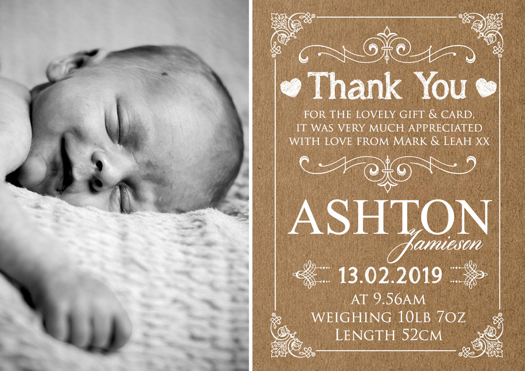 rustic-brown-card-effect-new-born-baby-birth-announcement-photo-cards