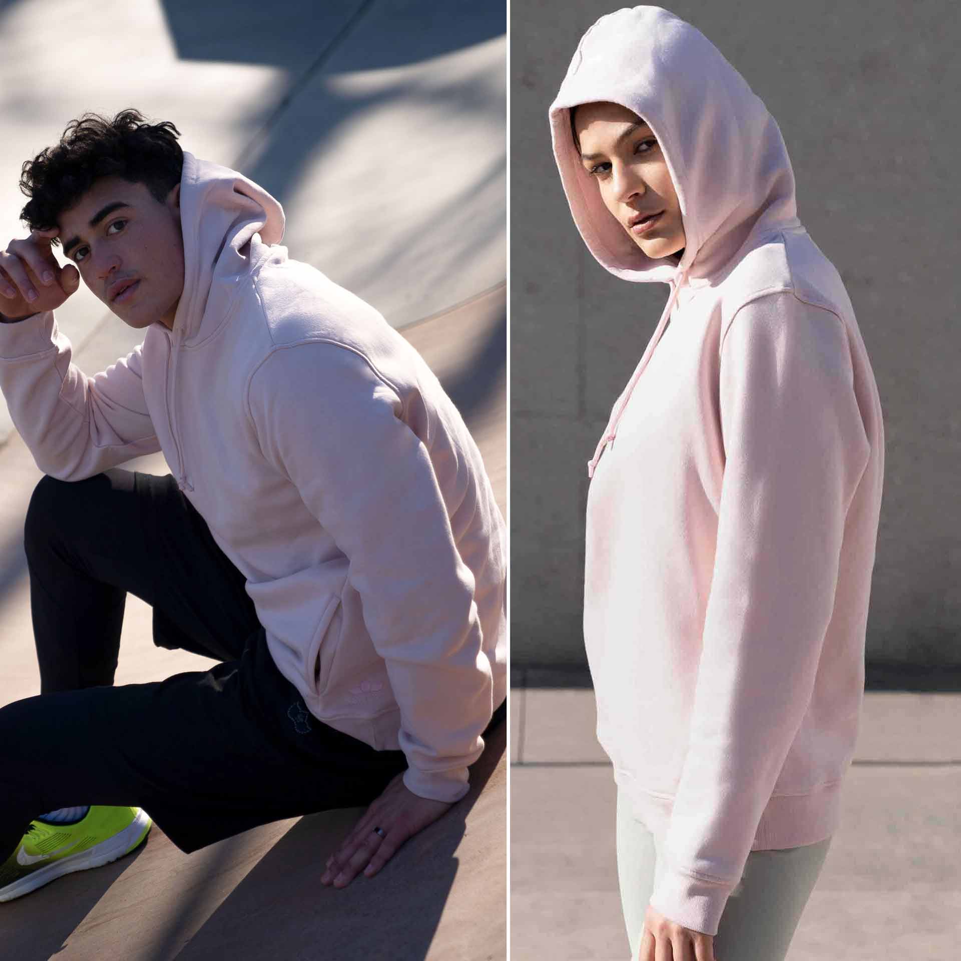 Hoodie "Yiph", quartz - Superweiches Sweatshirt - kamah Yoga - Modelshot