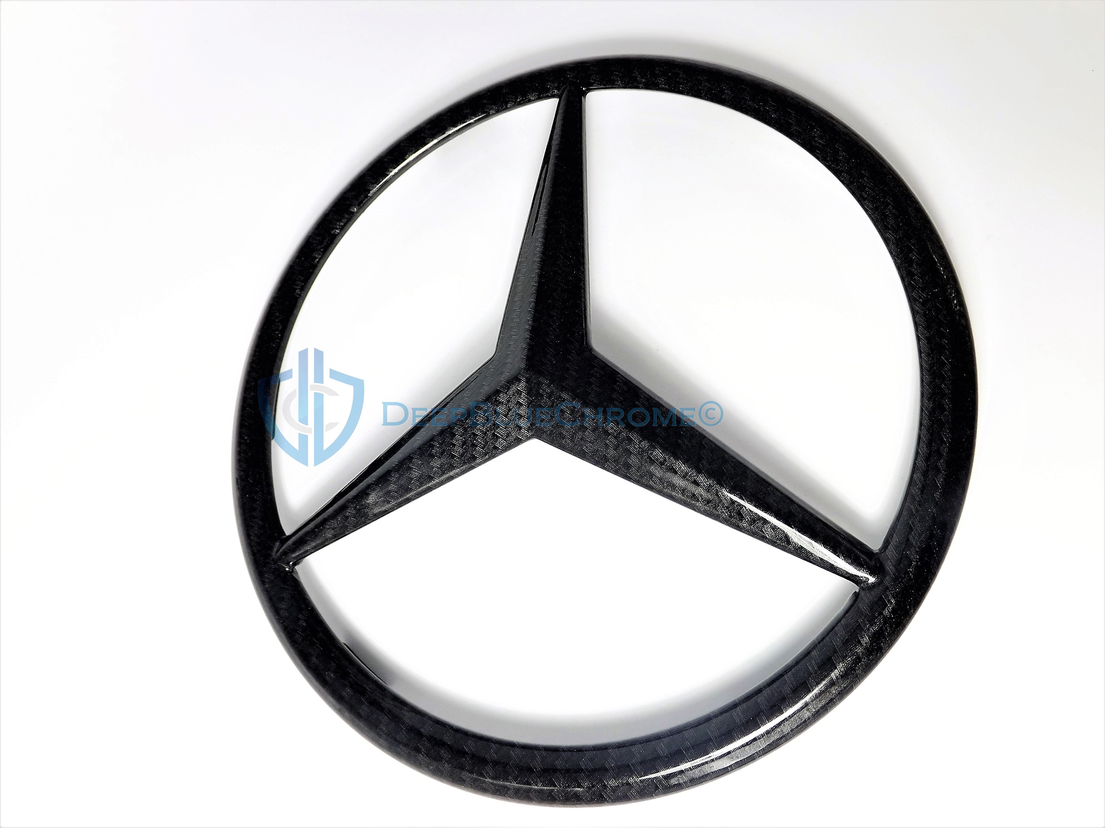 Details about   Matte black front Grille Emblem Star Logo for Mercedes-Benz A B C E CLA CLS R