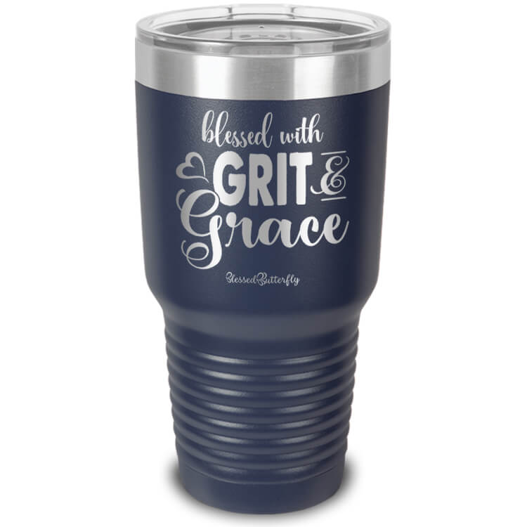 Grit And Grace Etched Ringneck Tumbler