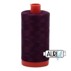 Aurifil Thread - 1240 - Very Dark Eggplant - 50wt - Large Spool