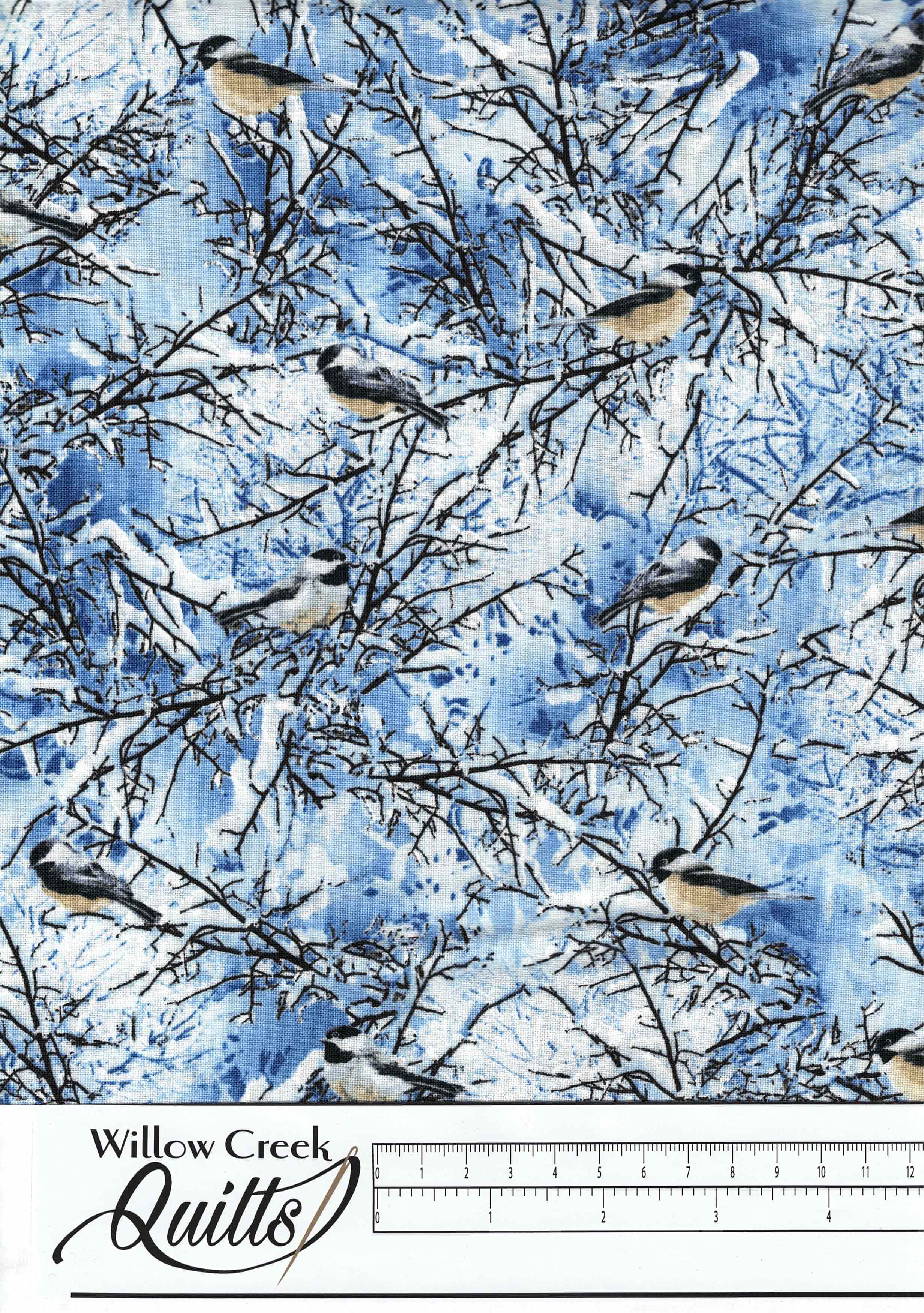 Winter Hike - Bird - Blue - C7850