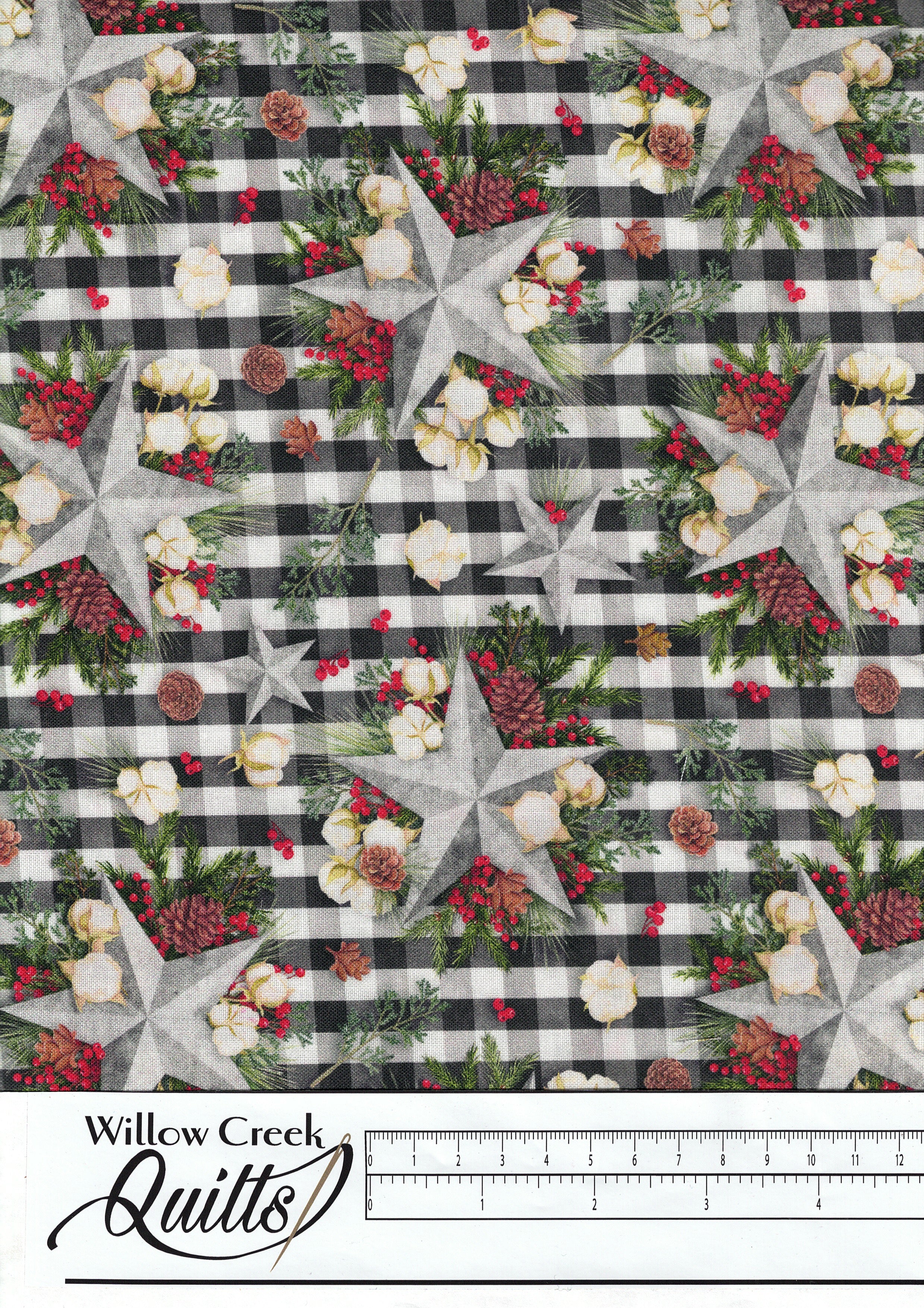 Holiday Gingham Star - SPR72486-A620715