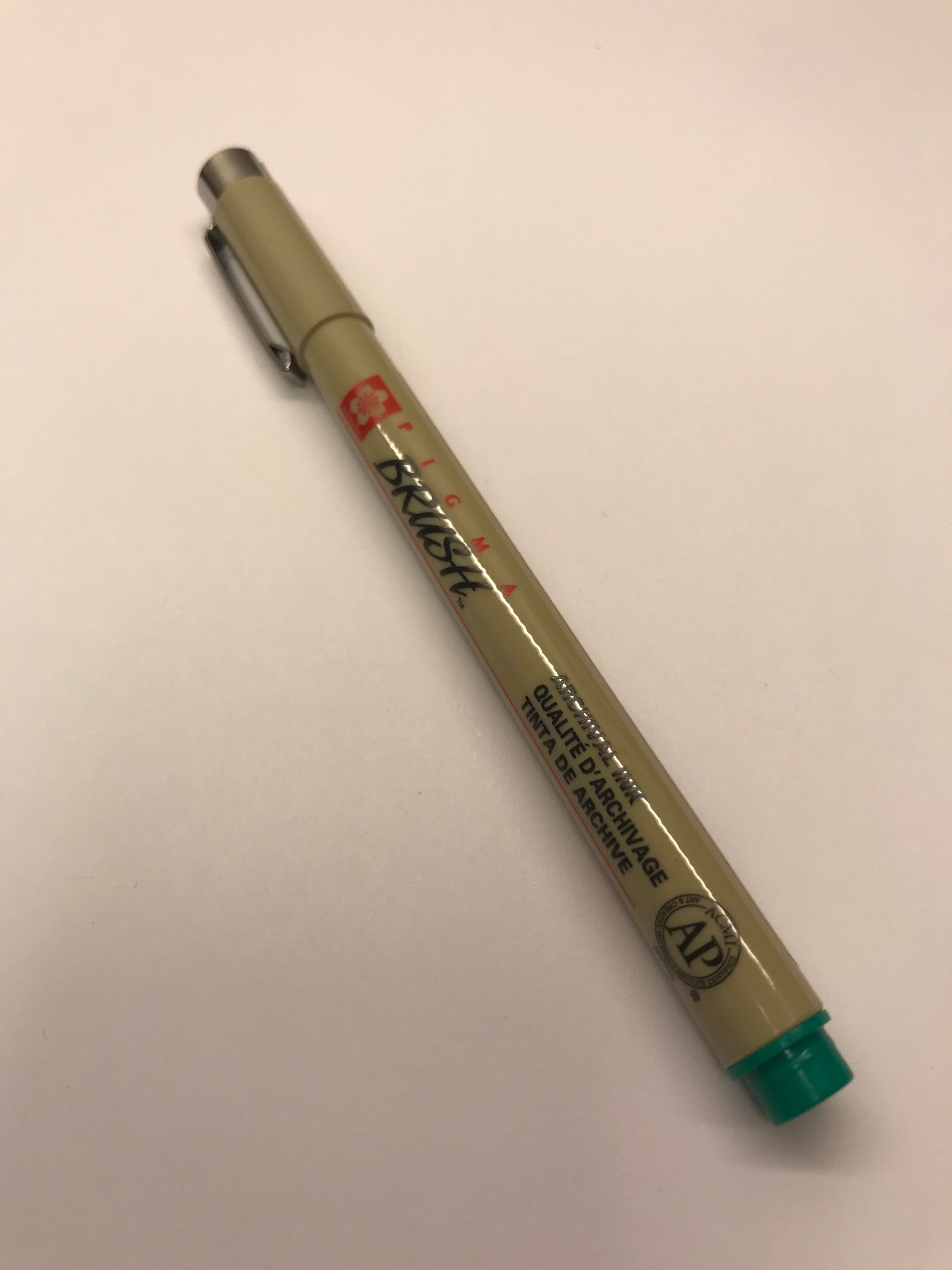 Pigma Brush Tip Color Pen - Green - XSDK-BR#29