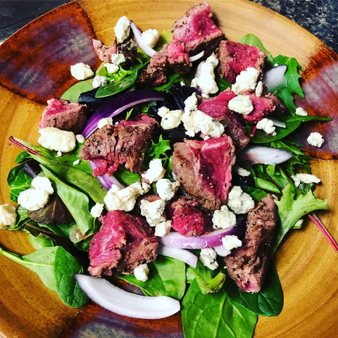 Tracking Macros with a Steak Salad