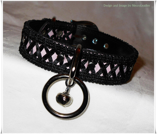 goth cat collar