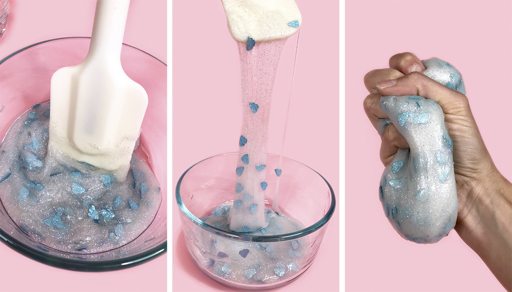 Fun birthday ideas: glitter slime recipe