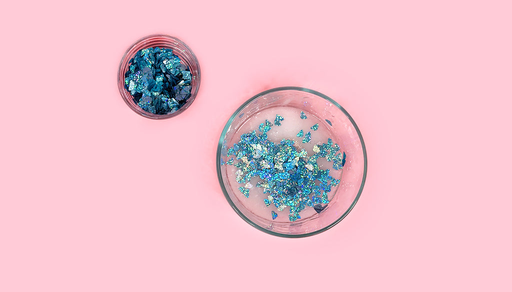 Fun birthday ideas: Birthday glitter slime recipe with Cloud Mine confetti