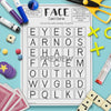 ESL English Kids Face Letter Game Worksheet