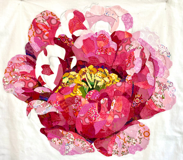 Collage Quilter Peony