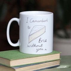 Cheese pun mug