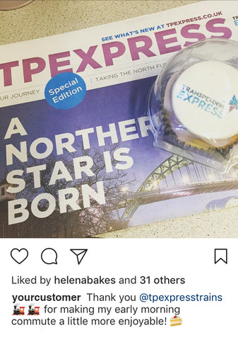 Branded Cupcakes for Transpennine Express