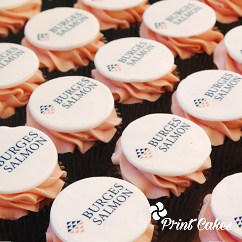 buttercream corporate cupcakes for Burges Salmon