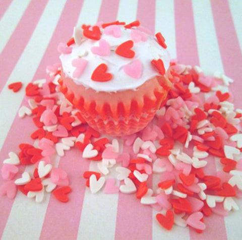 Sweet deco tiny love heart food decoration topping