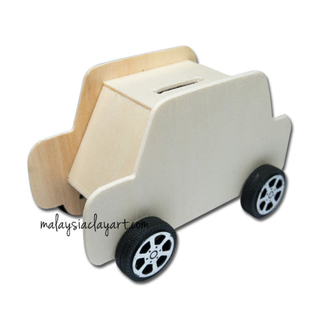 Wooden Moving Car DIY craft project
