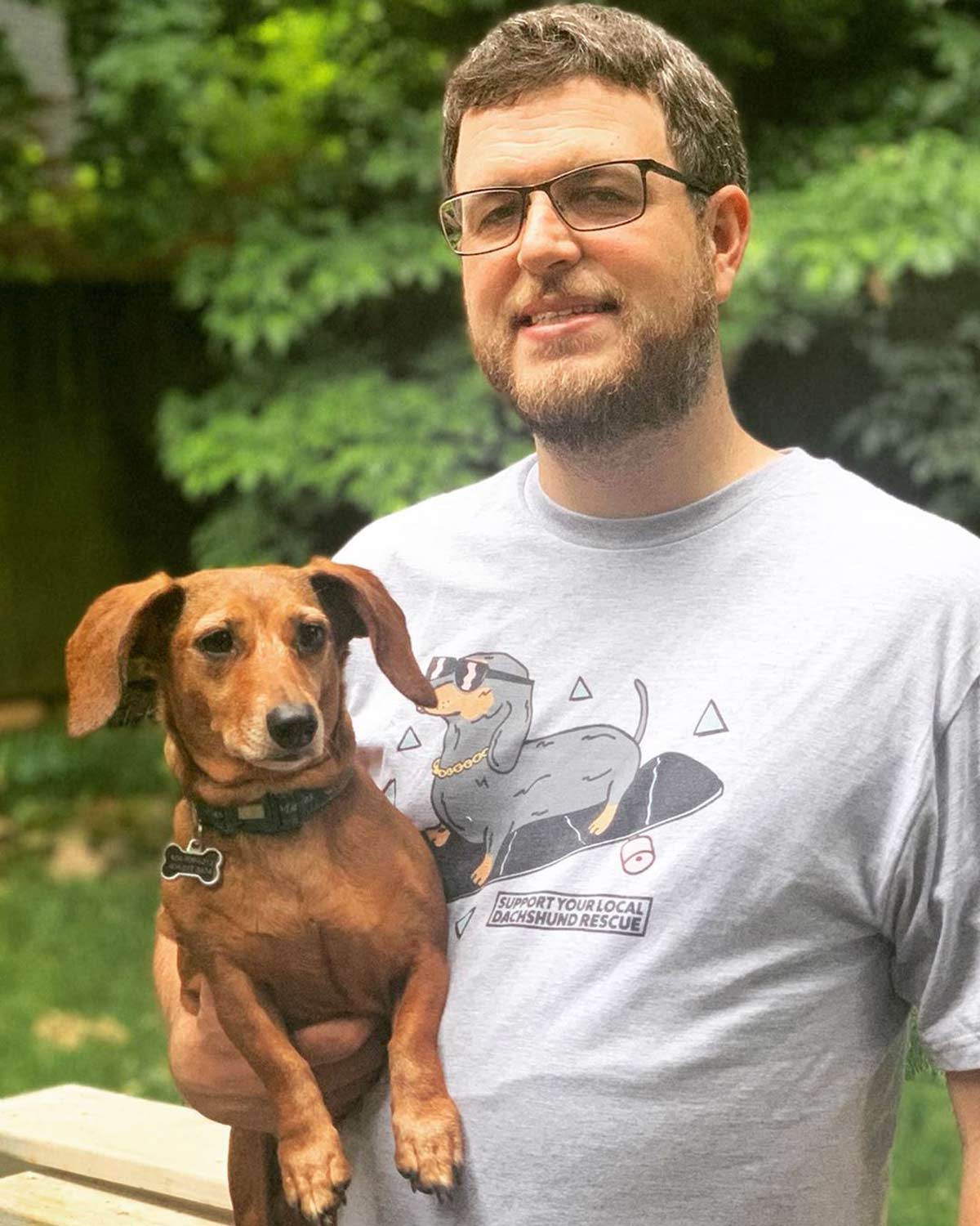 dog dads featured on bean goods blog for father's day.
