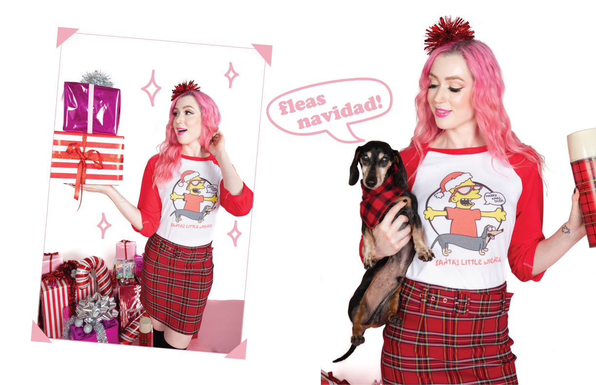 dachshund christmas shirts for christmas photoshoot