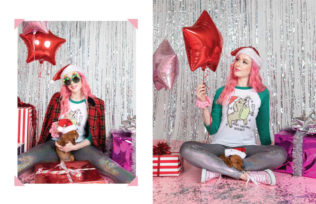 dachshund christmas shirts for christmas photoshoot