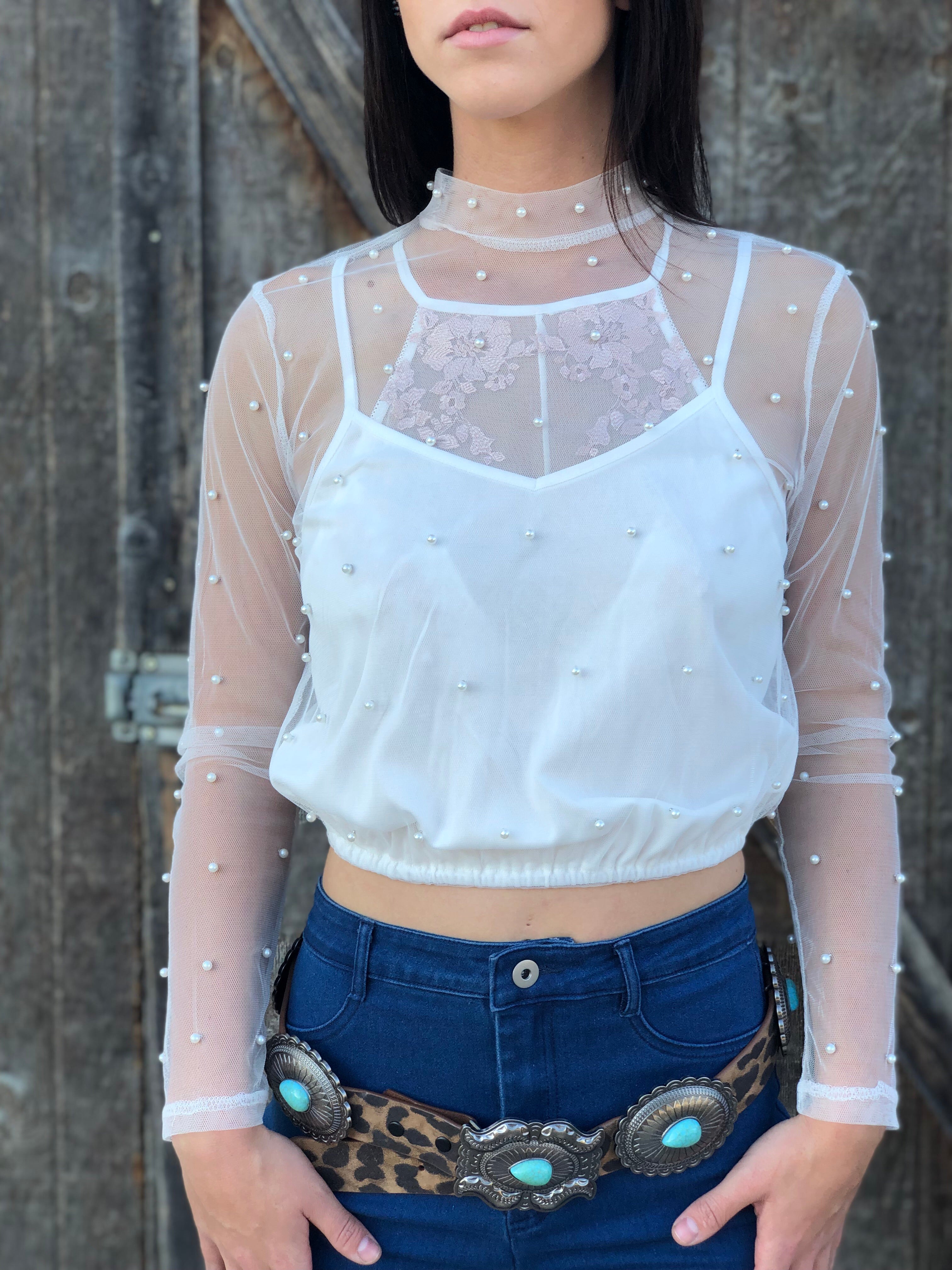 Oh Snap! Pearl Blouse