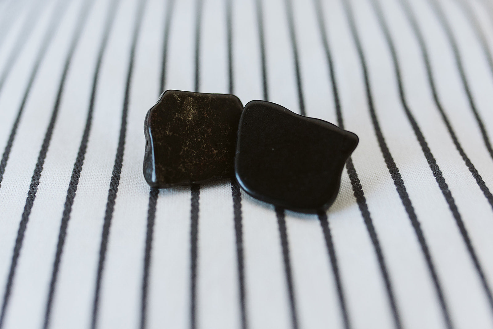 Game Day Studs with French Back - Black