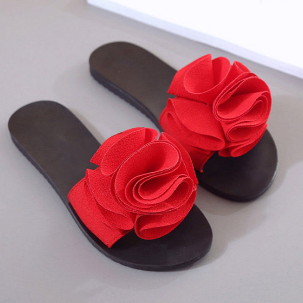 Beach Flip Flops Flowers Women Shoes 