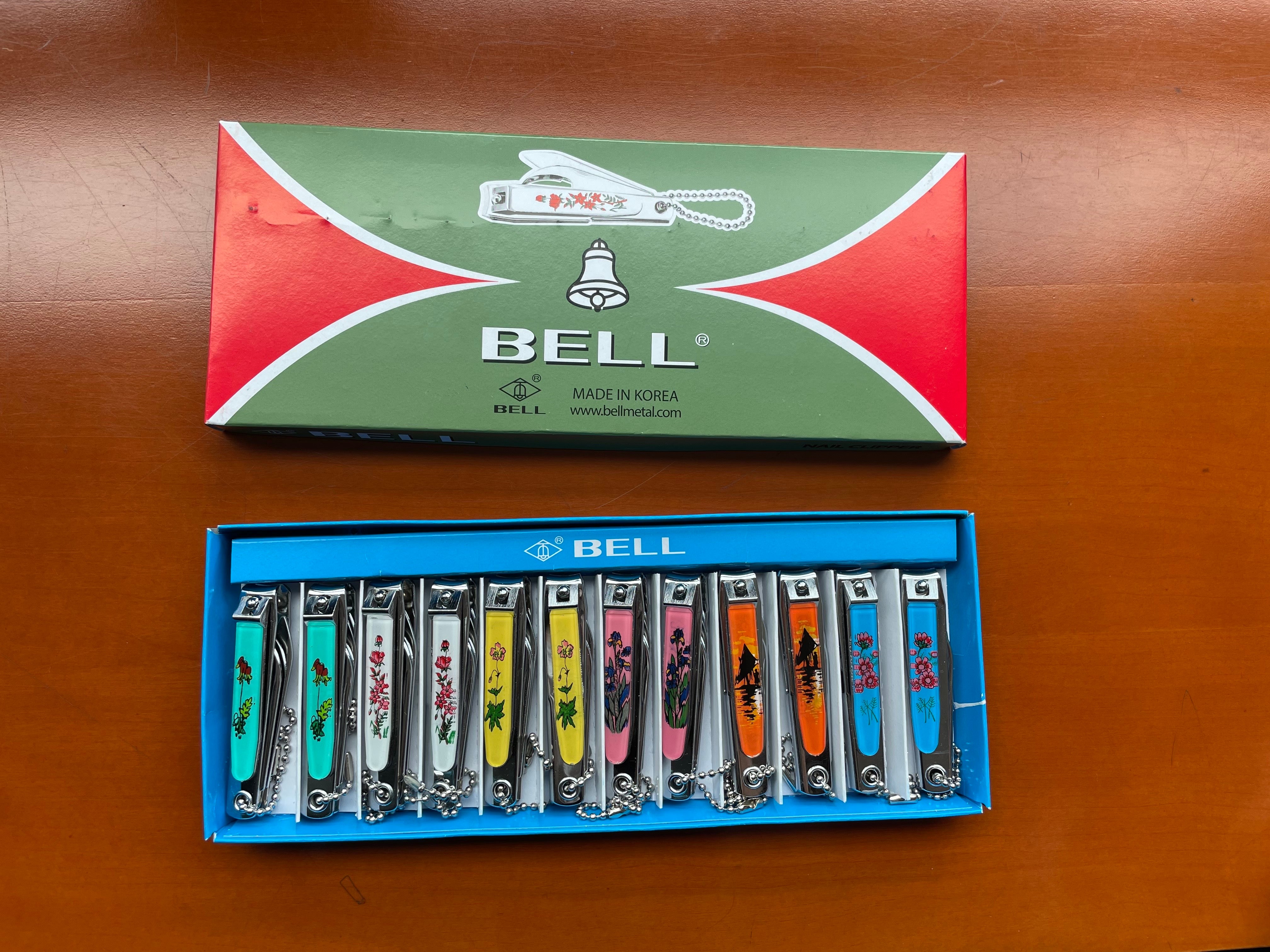 Bell Nail Cutter Made in Korea 1Box (12pcs)