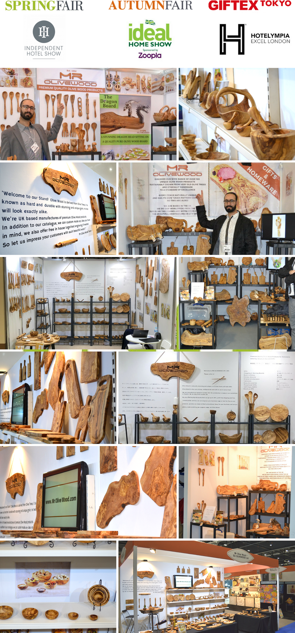 MR OLIVEWOOD® international trade fairs shows exhibition participation