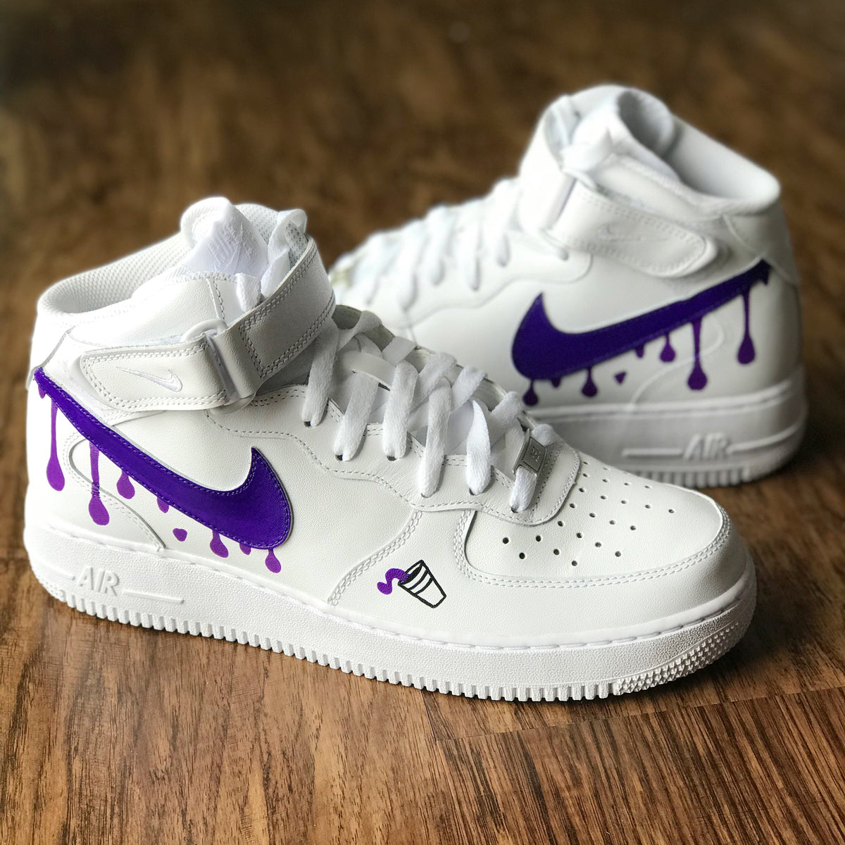 dirty sprite air force ones