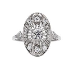 Deposit on Platinum Peachtree ring Deposit on Platinum Peachtree ring