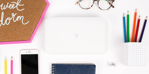 Phonesoap on a desk 