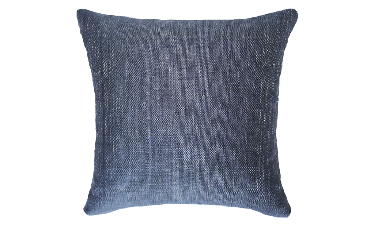 Navy Splash Half Throw Pillow Cover