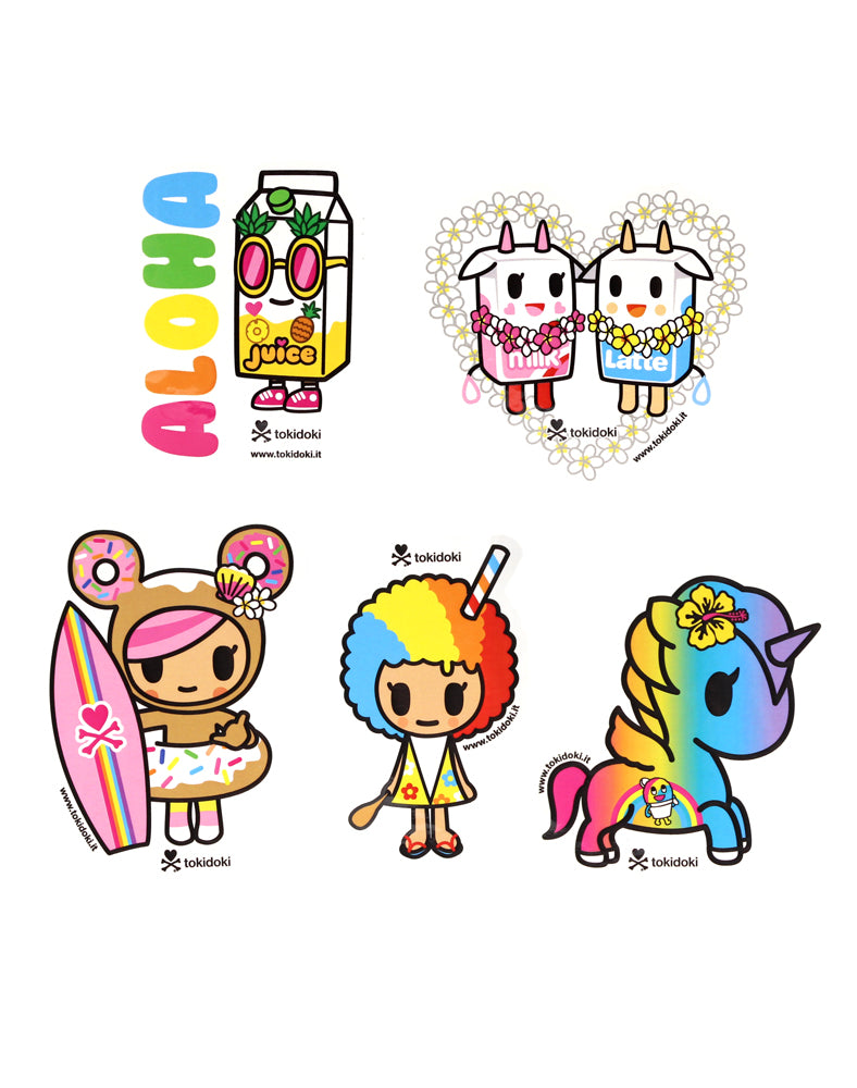 Tokidoki Hawaii Only Exclusive 2020 Sticker Pack NEW in Package BIN!