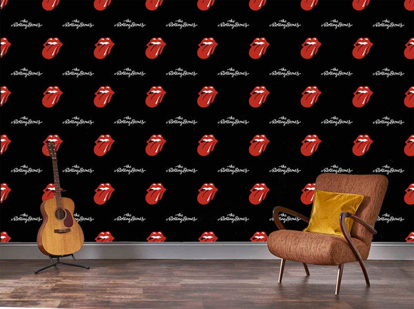 The Rolling Stones Tongue Logo 10m Long Wallpaper