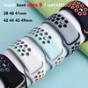Bracelet silicone pour iWatch Series 8 se 7 6 5 4 3 2 1-Urban Corner