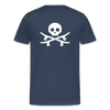 T-shirt Skull Skate - bleu marine