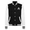 Veste Teddy Noir et Blanc Skull Skateboard - noir/blanc