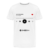 T-shirt Homme Media Player - blanc