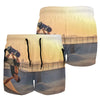 maillot-Graffiti Skate Park Men's Beach Shorts (Model L70)-Summer Shorts-Urban Corner