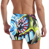maillot-Graffiti Monster Men's Beach Shorts (Model L70)-Summer Shorts-Urban Corner