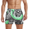 maillot-Graffiti Berlin Men's Beach Shorts (Model L70)-Summer Shorts-Urban Corner