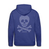 Sweat-shirt à capuche Skull Code Petya - bleu royal